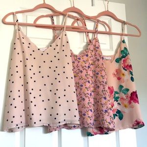 Set of 3! Socialite Camis - Size S